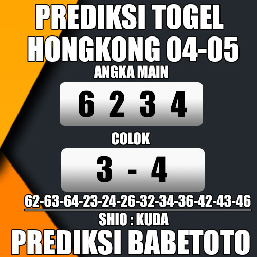 Prediksi HONGKONG 04 Mei 2024