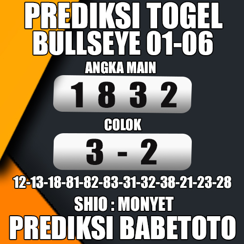 Prediksi BULLSEYE 01 Juni 2024