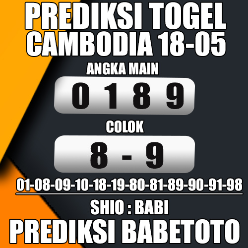 Prediksi Cambodia 18 Mei 2024