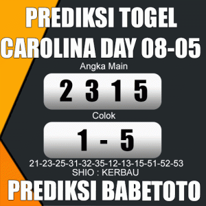 Prediksi CAROLINA DAY 08 Mei 2024