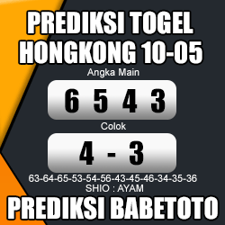 Prediksi HONGKONG 10 Mei 2024