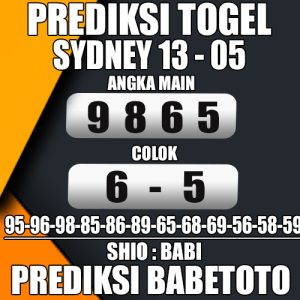 Prediksi SYDNEY 13 Mei 2024