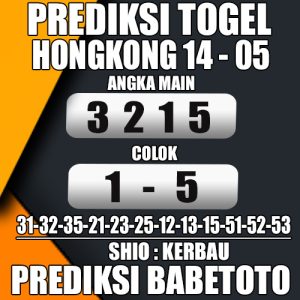 Prediksi HONGKONG 14 Mei 2024