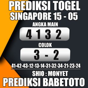 Prediksi SINGAPORE 15 Mei 2024