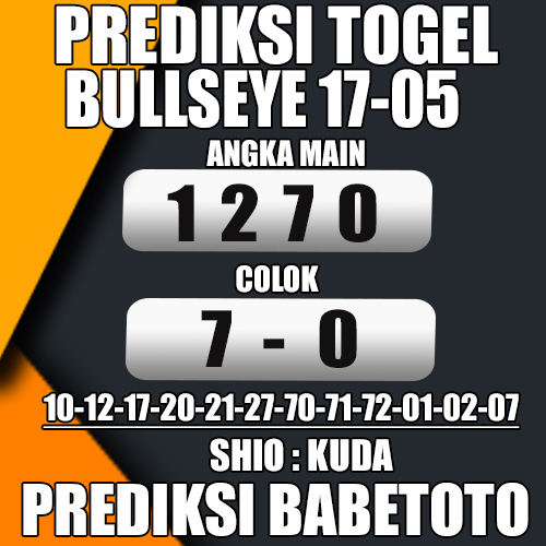 Prediksi BULLSEYE 17 Mei 2024