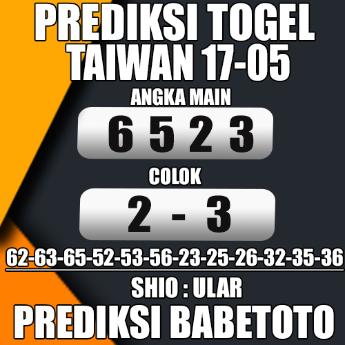 Prediksi TAIWAN 17 Mei 2024