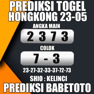 Prediksi HONGKONG 23 Mei 2024