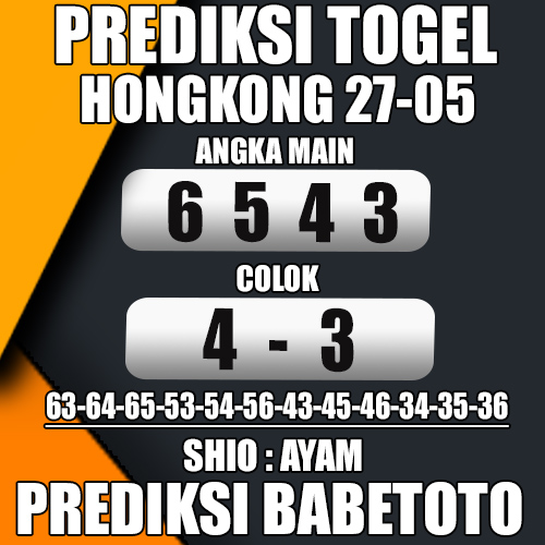 Prediksi HONGKONG 27 Mei 2024