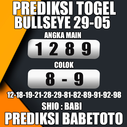 Prediksi BULLSEYE 29 Mei 2024