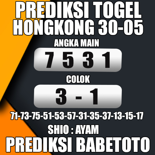 Prediksi HONGKONG 30 Mei 2024