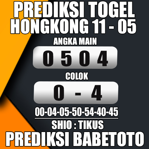 Prediksi HONGKONG 11 Mei 2024