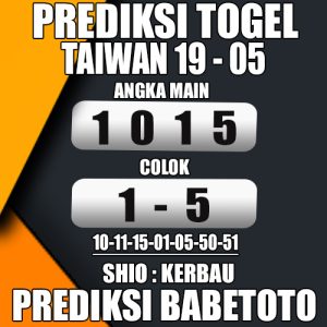 Prediksi TAIWAN 19 Mei 2024