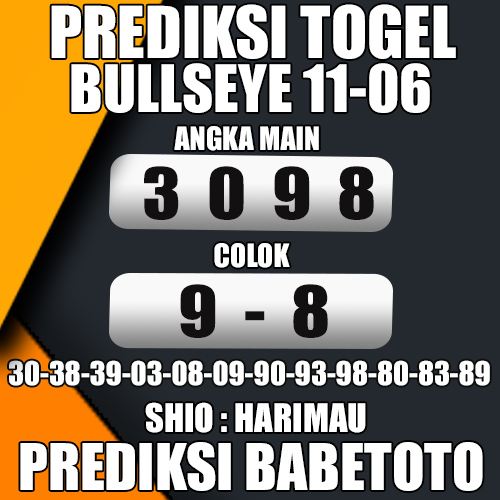 Prediksi BULLSEYE 11 Juni 2024