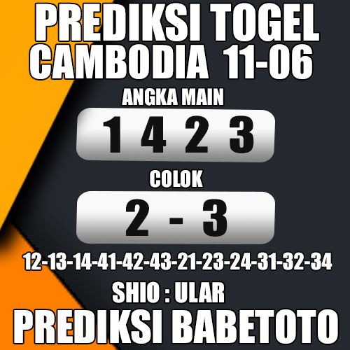 Prediksi Cambodia 11 Juni 2024