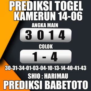  Prediksi KAMERUN 14 Juni 2024