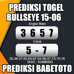 Prediksi BULLSEYE 15 Juni 2024