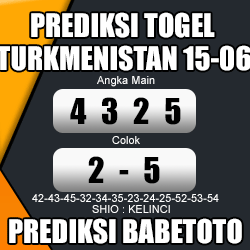 Prediksi TURKMENISTAN 15 Juni 2024