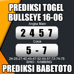 Prediksi BULLSEYE 16 Juni 2024