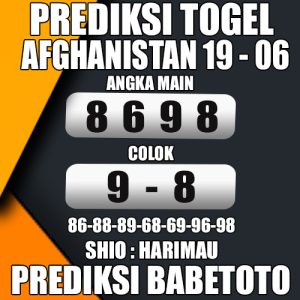 Prediksi AFGHANISTAN 19 Juni 2024