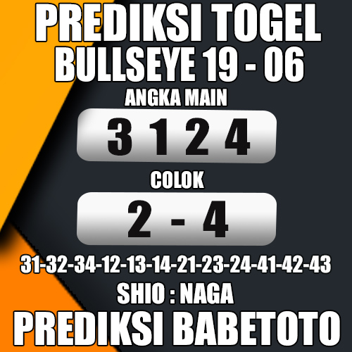 Prediksi BULLSEYE 19 Juni 2024