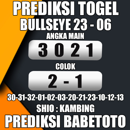 Prediksi BULLSEYE 23 Juni 2024