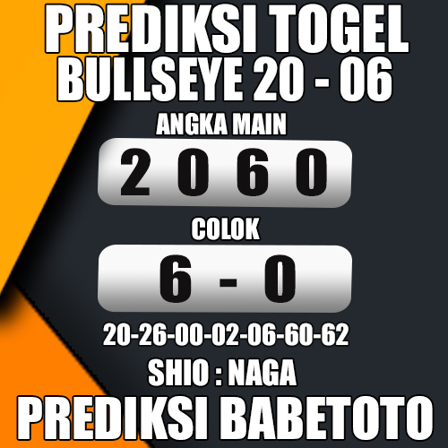 Prediksi BULLSEYE 20 Juni 2024