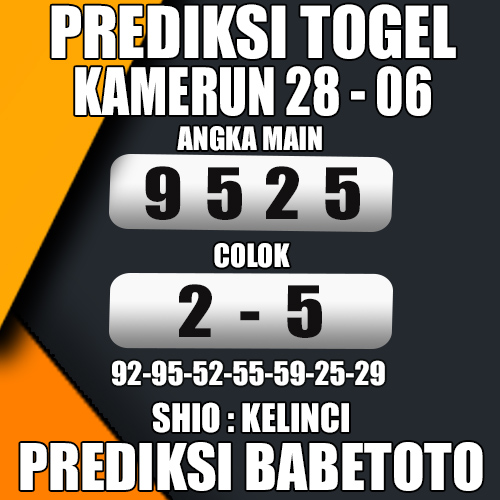 Prediksi KAMERUN 28 Juni 2024