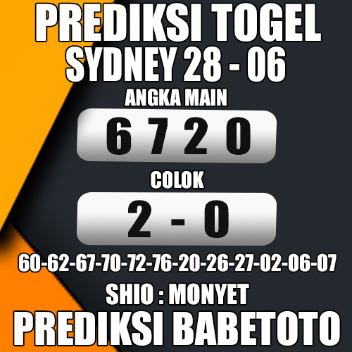 Prediksi Sydney 28 juni 2024