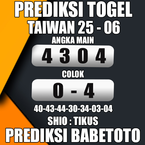 Prediksi Taiwan 25 Juni 2024