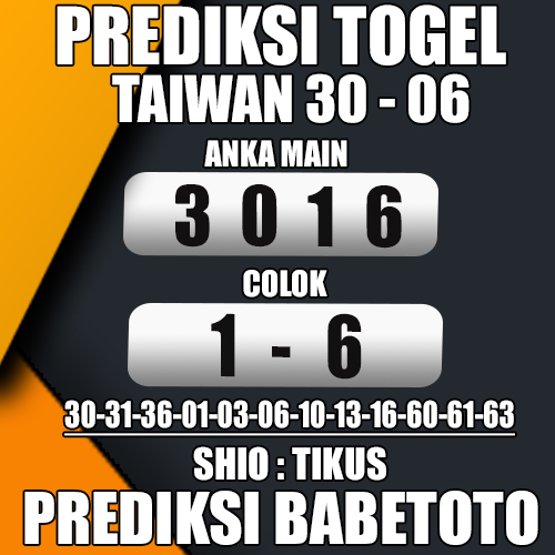 Prediksi Taiwan 30 Juni 2024