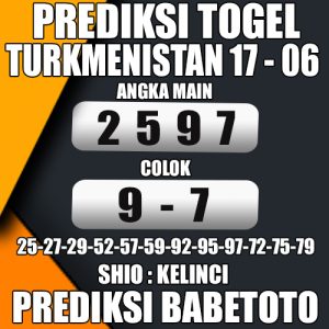 Prediksi TURKMENISTAN 17 Juni 2024