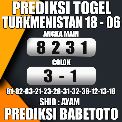 Prediksi TURKMENISTAN 18 Juni 2024