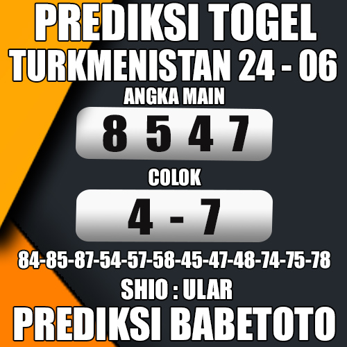 Prediksi TURKMENISTAN 24 Juni 2024