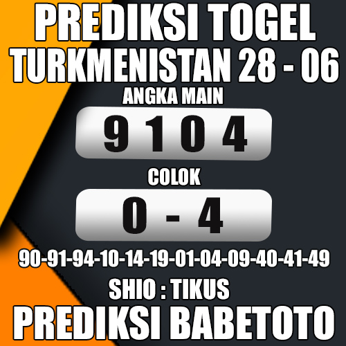 Prediksi TURKMENISTAN 28 Juni 2024