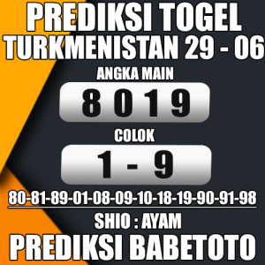 Prediksi TURKMENISTAN 29 Juni 2024