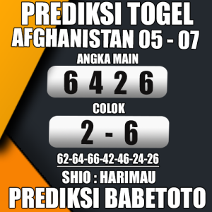 Prediksi AFGHANISTAN 05 Juli 2024