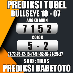 Prediksi BULLSEYE 18 Juli 2024