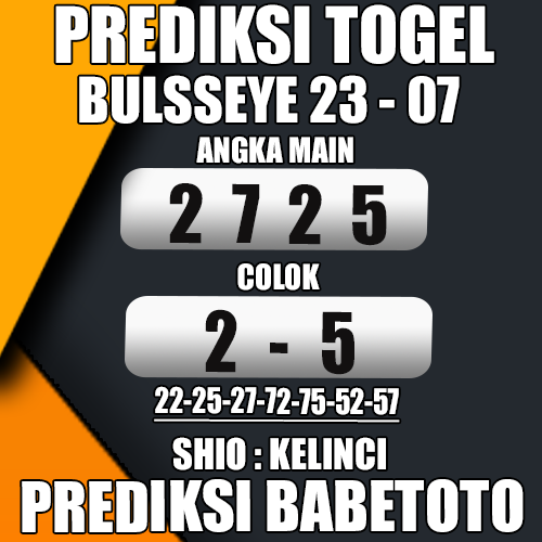 Prediksi BULLSEYE 23 Juli 2024