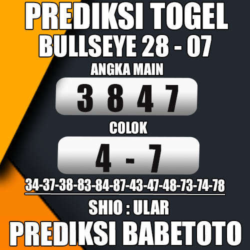 Prediksi BULLSEYE 28 Juli 2024