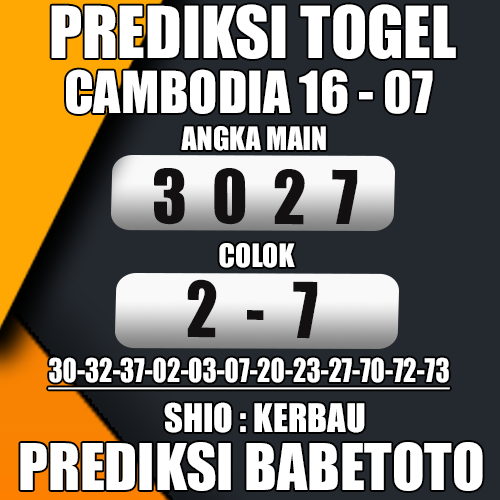 Prediksi Cambodia 16 Juli 2024