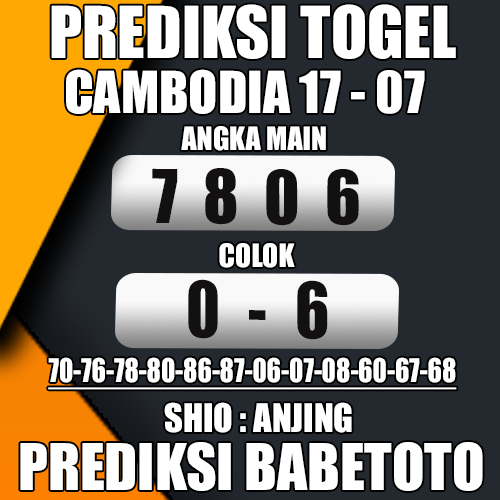 Prediksi Cambodia 17 Juli 2024