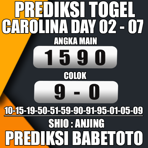 Prediksi CAROLINA DAY 02 Juli 2024