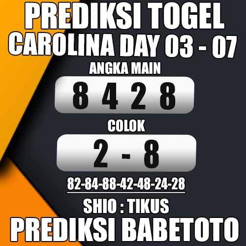 Prediksi CAROLINA DAY 03 Juli 2024