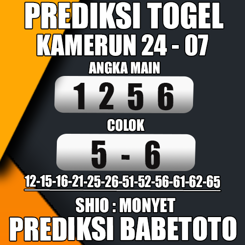 Prediksi KAMERUN 24 Juli 2024