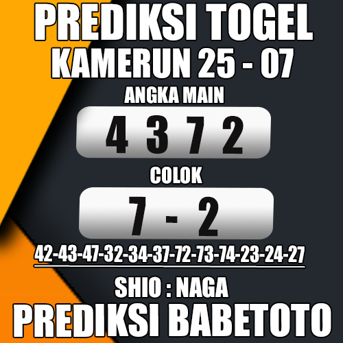 Prediksi KAMERUN 25 Juli 2024