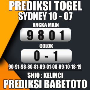 Prediksi Sydney 10 Juli 2024