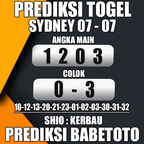 Prediksi Sydney 07 Juli 2024