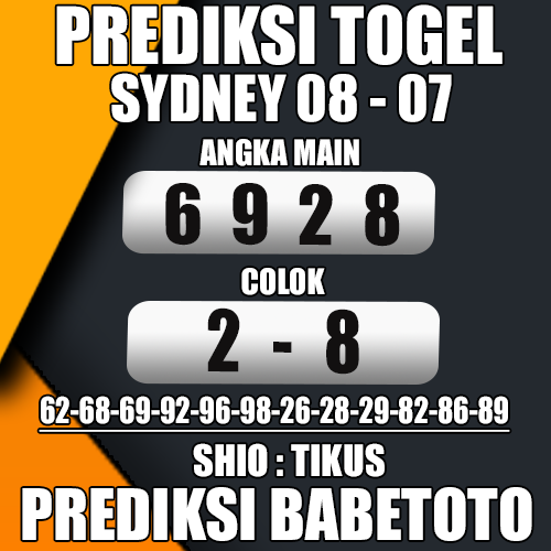 Prediksi Sydney 08 Juli 2024