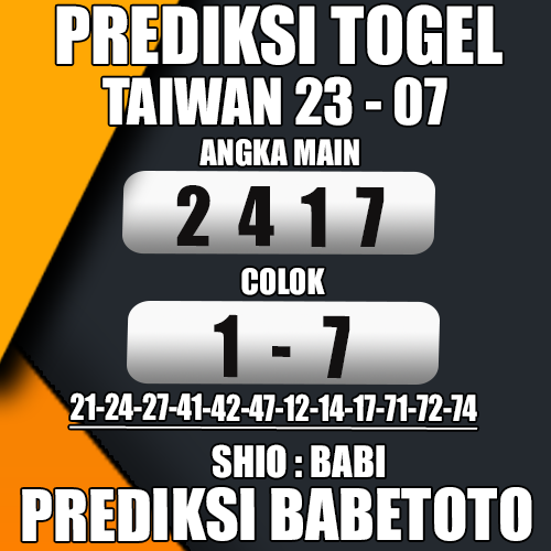 Prediksi Taiwan 23 Juli 2024