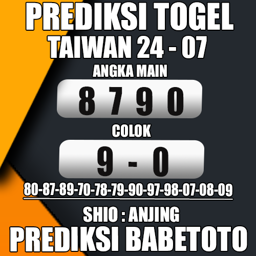 Prediksi Taiwan 24 Juli 2024